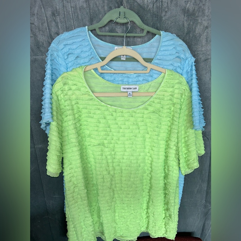Lot of 2 blouses southern lady size XL